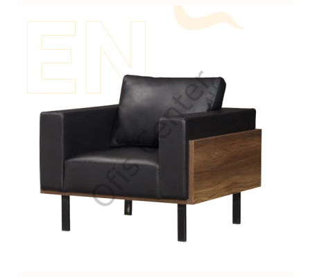 Wooden Tekli Ofis Büro Kanepesi